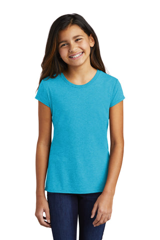 District Girls Perfect Tri Tee (Turquoise Frost)