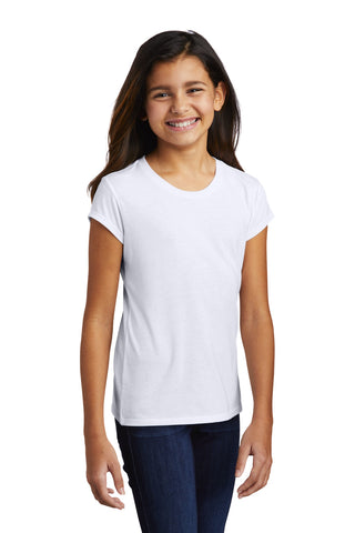 District Girls Perfect Tri Tee (White)