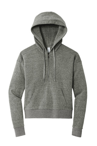District Women's Perfect Tri Fleece 1/2-Zip Pullover (Heathered Charcoal)