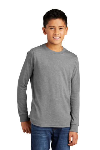 District Youth Perfect Tri Long Sleeve Tee (Grey Frost)