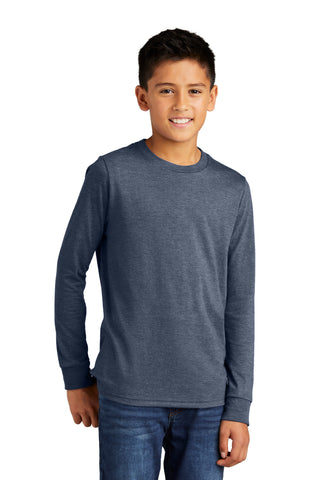 District Youth Perfect Tri Long Sleeve Tee (Navy Frost)