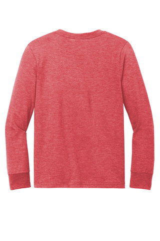 District Youth Perfect Tri Long Sleeve Tee (Red Frost)