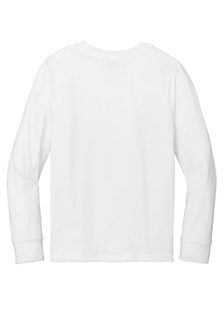 District Youth Perfect Tri Long Sleeve Tee (White)