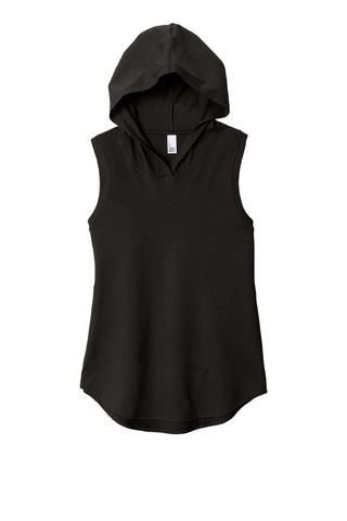 District Women's Perfect Tri Sleeveless Hoodie (Black)