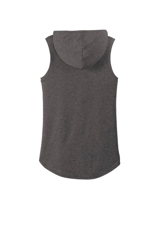 District Women's Perfect Tri Sleeveless Hoodie (Heathered Charcoal)