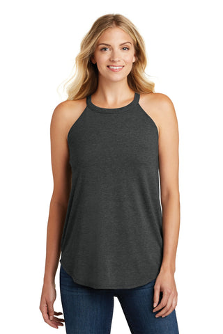 District Women's Perfect Tri Rocker Tank (Black Frost)