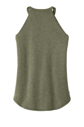 District Women's Perfect Tri Rocker Tank (Military Green Frost)