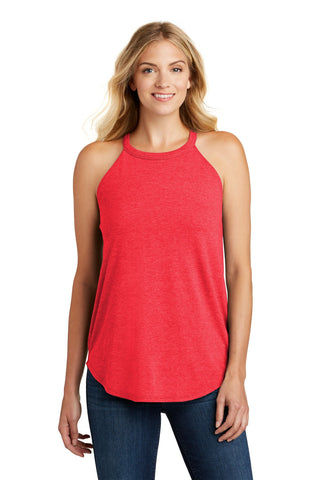 District Women's Perfect Tri Rocker Tank (Red Frost)