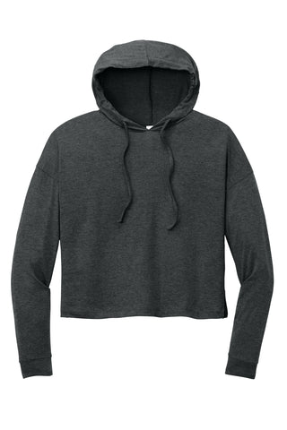 District Women's Perfect Tri Midi Long Sleeve Hoodie (Black Frost)