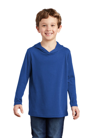 District Youth Perfect Tri Long Sleeve Hoodie (Deep Royal)