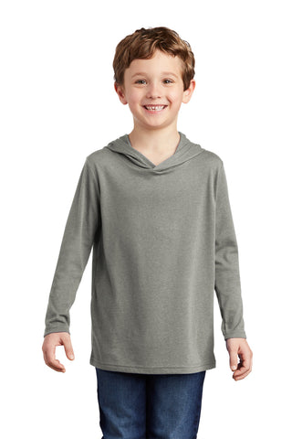 District Youth Perfect Tri Long Sleeve Hoodie (Grey Frost)