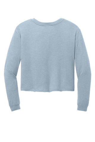 District Women's Perfect Tri Midi Long Sleeve Tee (Flint Blue Heather)