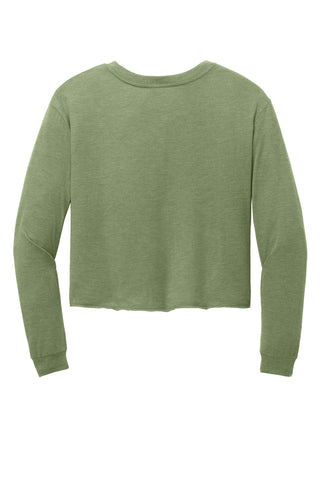 District Women's Perfect Tri Midi Long Sleeve Tee (Military Green Frost)