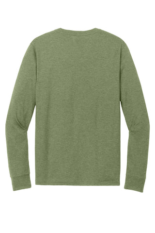 District Perfect Tri Long Sleeve Henley (Military Green Frost)