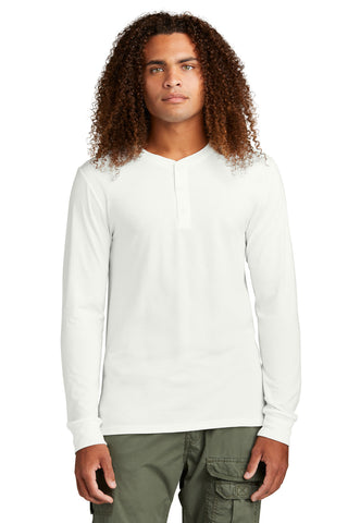 District Perfect Tri Long Sleeve Henley (Natural)