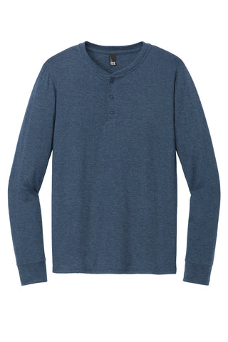 District Perfect Tri Long Sleeve Henley (Navy Frost)