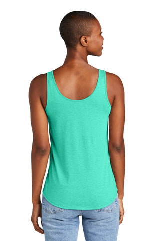 District Women's Perfect Tri Relaxed Tank (Aqua Heather)