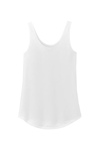 District Women's Perfect Tri Relaxed Tank (White)