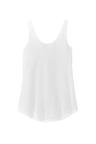 District Women's Perfect Tri Relaxed Tank (White)