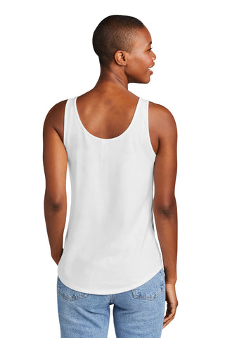 District Women's Perfect Tri Relaxed Tank (White)