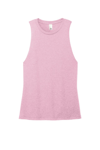 District Women's Perfect Tri Muscle Tank (Wisteria Heather)