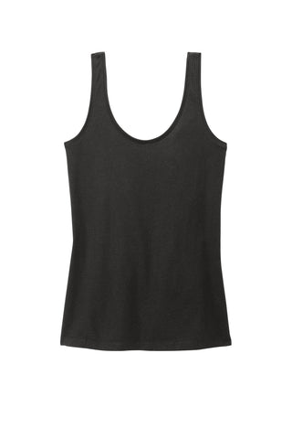 District Women's Perfect Blend CVC V-Neck Tank (Black)