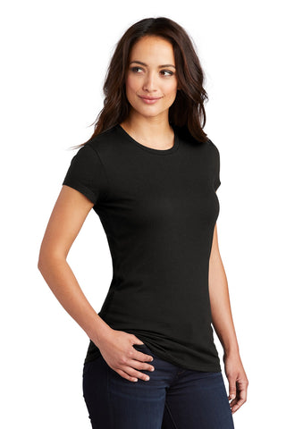District Women's Fitted Perfect Tri Tee (Black)