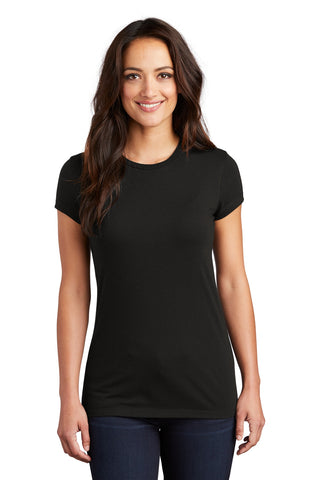 District Women's Fitted Perfect Tri Tee (Black)