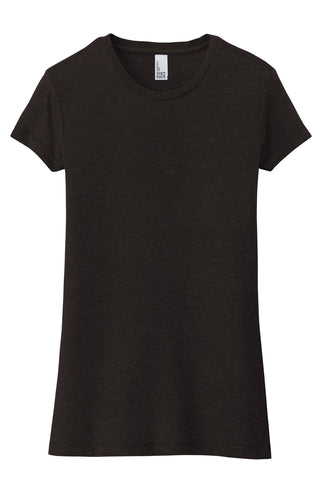 District Women's Fitted Perfect Tri Tee (Black Frost)
