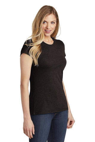 District Women's Fitted Perfect Tri Tee (Black Frost)