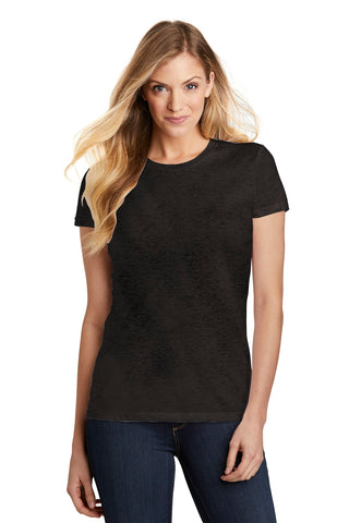 District Women's Fitted Perfect Tri Tee (Black Frost)