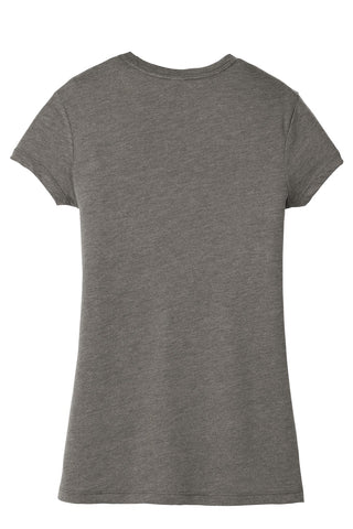 District Women's Fitted Perfect Tri Tee (Grey Frost)