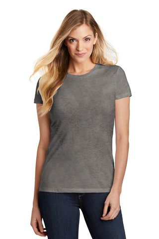 District Women's Fitted Perfect Tri Tee (Grey Frost)