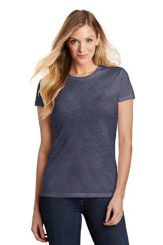 District Women's Fitted Perfect Tri Tee (Navy Frost)