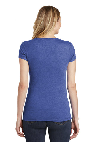District Women's Fitted Perfect Tri Tee (Royal Frost)