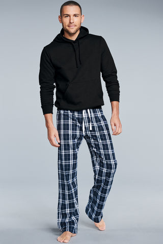 District Flannel Plaid Pant (Black)