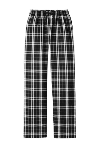 District Women's Flannel Plaid Pant (Black)