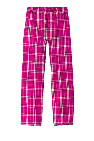 District Women's Flannel Plaid Pant (Dark Fuchsia)