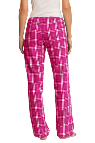 District Women's Flannel Plaid Pant (Dark Fuchsia)