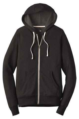 District Perfect Tri French Terry Full-Zip Hoodie (Black)