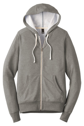 District Perfect Tri French Terry Full-Zip Hoodie (Grey Frost)