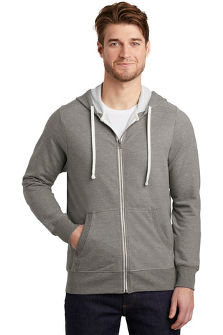 District Perfect Tri French Terry Full-Zip Hoodie (Grey Frost)