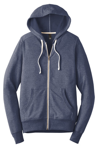 District Perfect Tri French Terry Full-Zip Hoodie (New Navy)