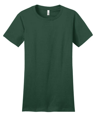 District Women's Fitted The Concert Tee (Forest Green)
