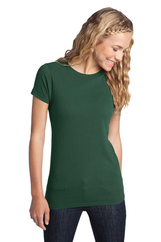 District Women's Fitted The Concert Tee (Forest Green)