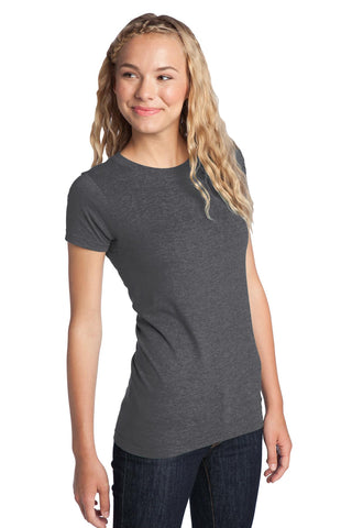 District Women's Fitted The Concert Tee (Heathered Charcoal)