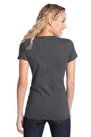 District Women's Fitted The Concert Tee (Heathered Charcoal)