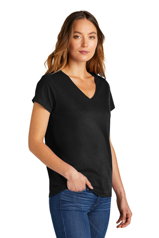 District Women's The Concert Tee V-Neck (Black)