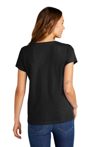 District Women's The Concert Tee V-Neck (Black)