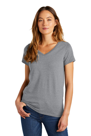 District Women's The Concert Tee V-Neck (Heather Grey)